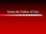 Satan's lies